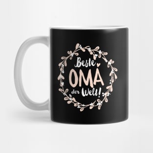 Beste Oma der Welt Kranz Mug